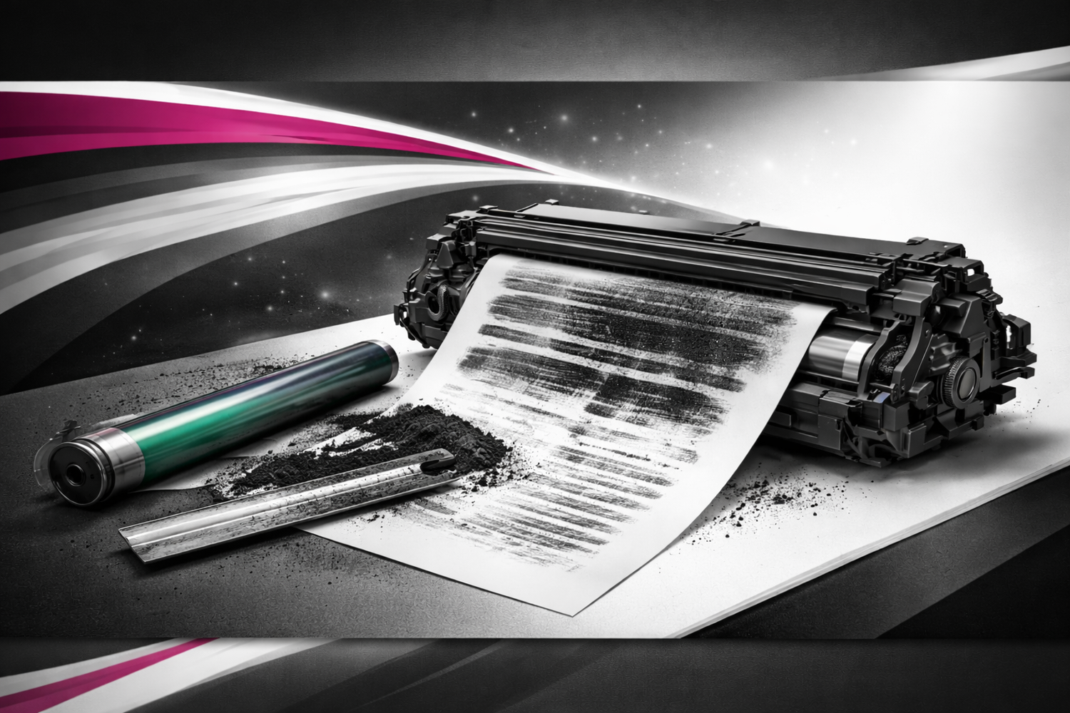 Почему после заправки картридж плохо печатает?